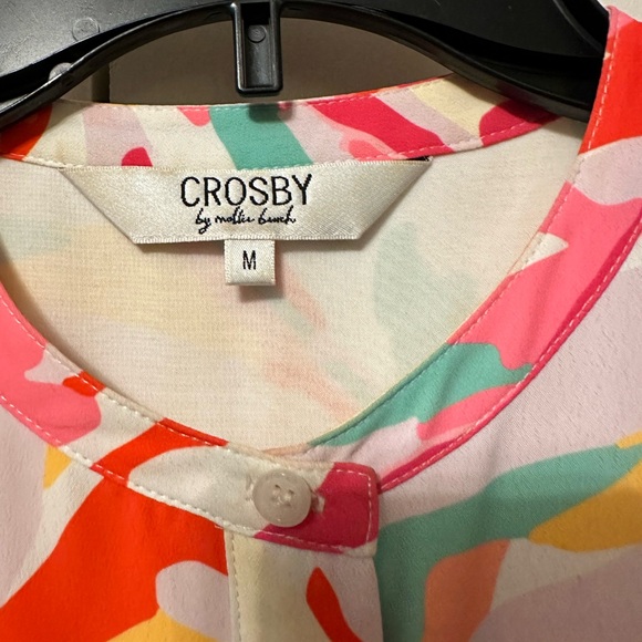 Crosby by Mollie Burch Colorful Tiered Midi Dress size Medium - Picture 2 of 3